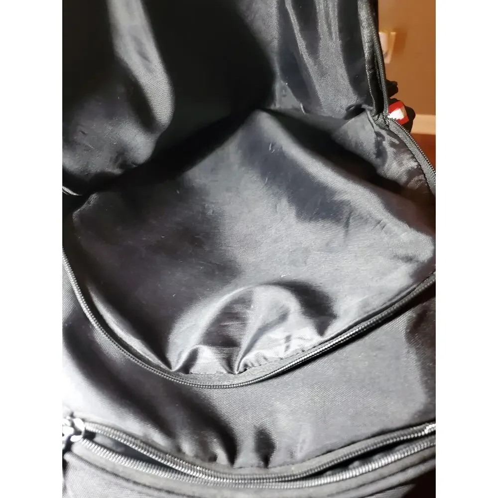 Yamtion Backpack Black Travel Laptop Bag Men Unisex School College Bookbag Used